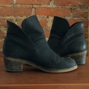 Free People Black Desert Tall Ankle Boots